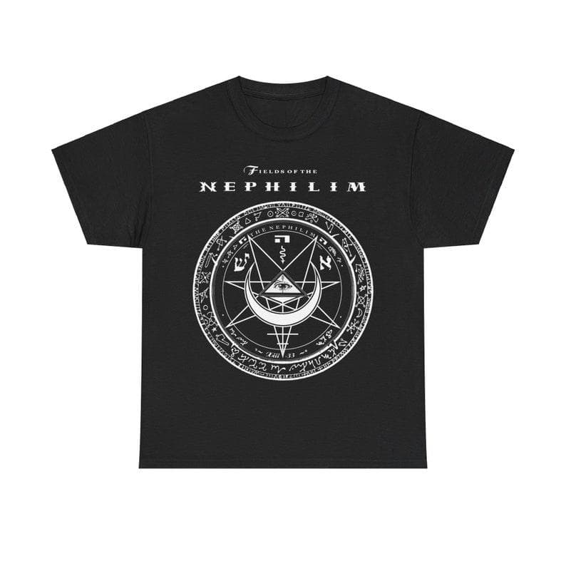 230 Gsm 100% Cotton Fields Of The Nephilim T Shirt Goth Pink Turns Blue Clan Of Xymox The March Violets The Sisters Of Mercy Unisex Heavy Cotton T Shi 3XL black