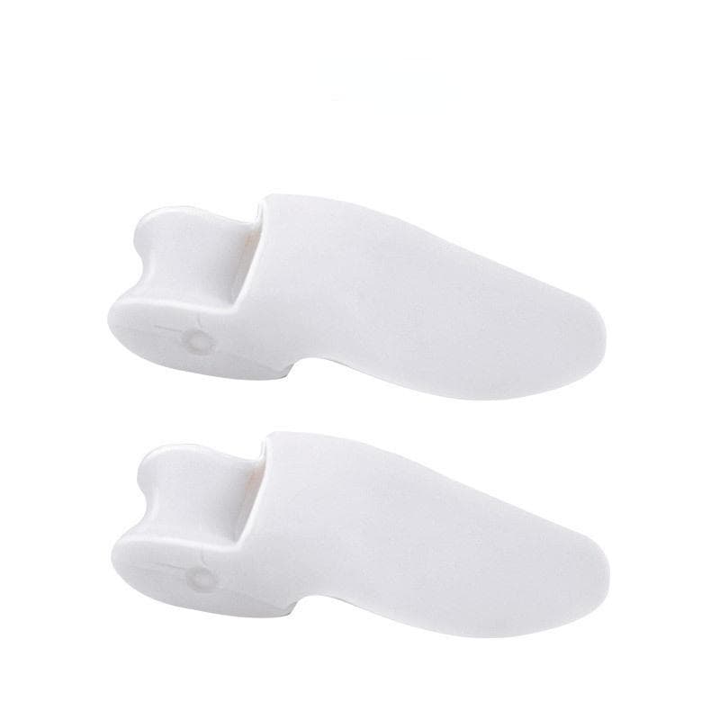 1 Pair Silicone Gel Thumb Toe Protector Separator Hallux Straightener Foot Care Relief Pads