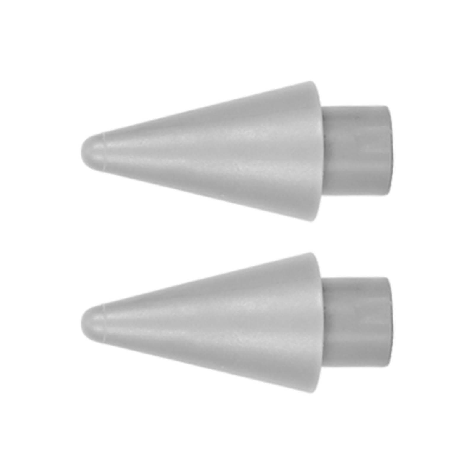 2PCS Replacement Stylus Nibs Professional High Sensitivity Accurate Pencil Tips for M Pencil 2nd gray