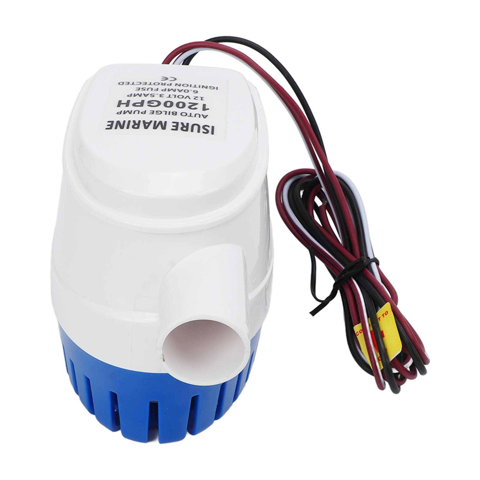 Automatic Submersible Boat Bilge Water Pump 12V Plastic Boat Accessories with Float Switch 1200GPH