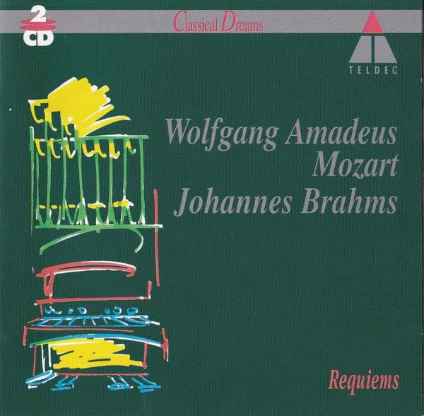 CD WOLFGANG AMADEUS MOZART, JOHANNES B - Requiem 4509952452 Teldec 1994 Germany Classical Used