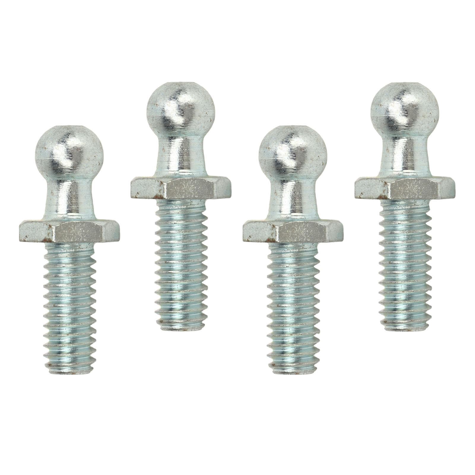 4Pcs 10mm Ball Studs 516?18 Thread High Hardness Rugged Stable Ball Studs Washers Kit for Tool 1/2in