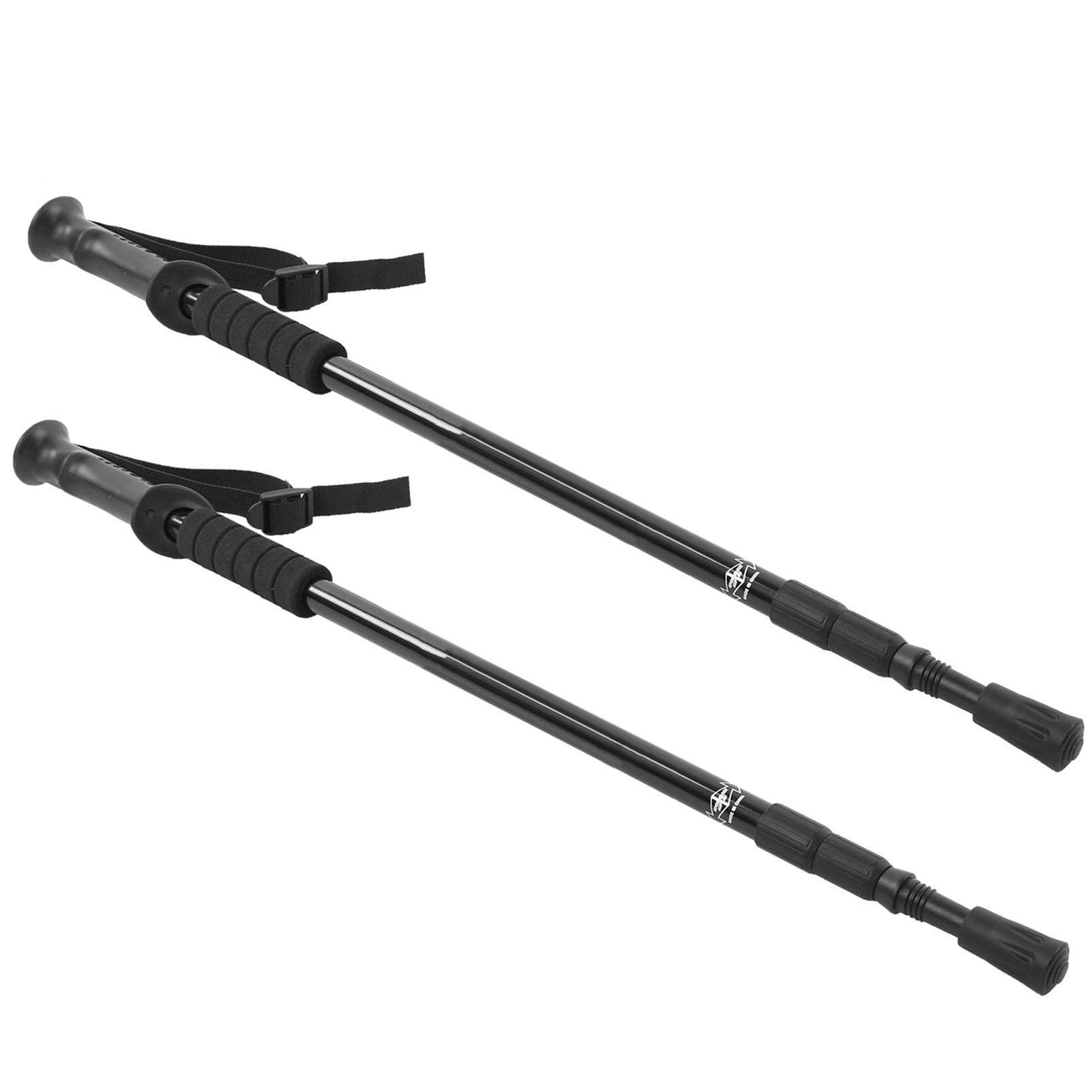 Outdoor Aluminum Alloy Walking Sticks AntiSlip Hiking Climbing Trekking Poles Kit