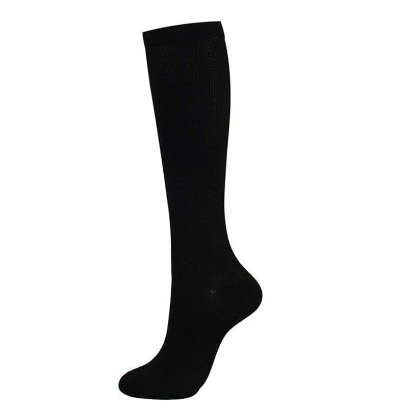 1Pair Unisex Compression Long Socks Women Men Pressure Veins Leg Relief Pain Knee High Stockings L/XL