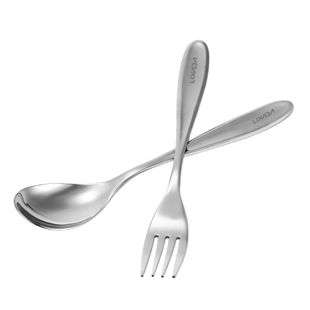 Lixada Titanium Spoon Lightweight Full Length Dinner Spoon Home Outdoor Camping Hiking Backpacking