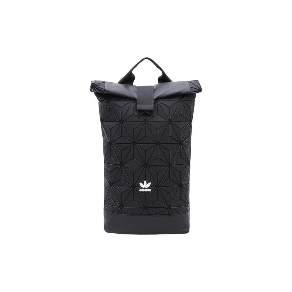 Adidas Originals Geometric Pattern Polyester Backpack Unisex Backpacks Black AY9354 Pure Black
