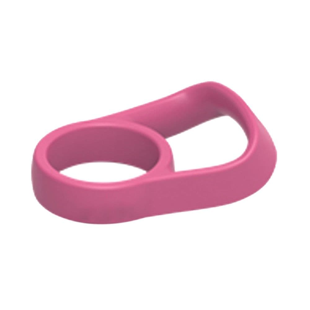 Portable Water Bottle Handle Strap Silicone Vacuum Cup Sports Water Bottle Holder Handle Carrying Rope Camping rose red