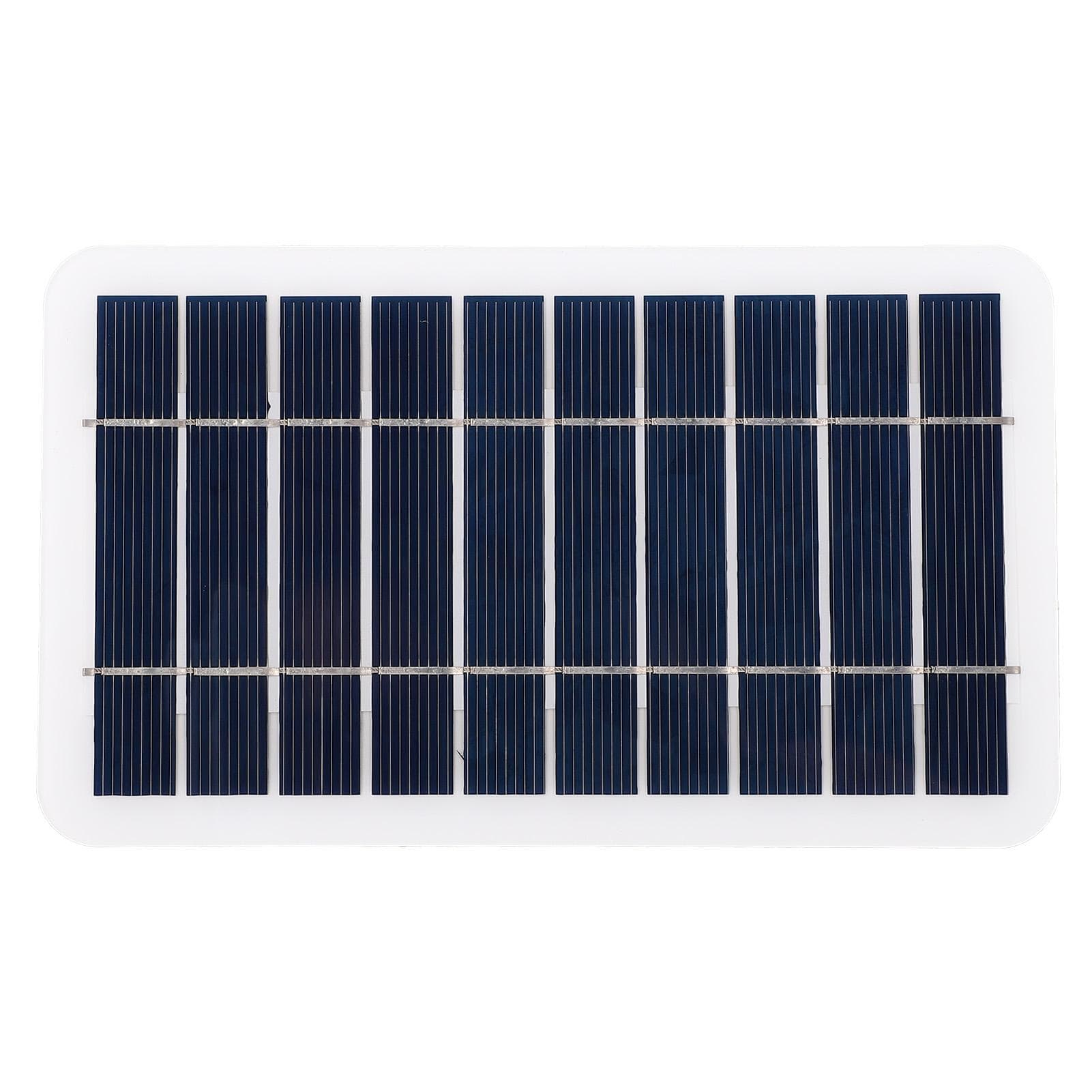 2W 5V Small Solar Panel Monocrystalline DC5521 Output Waterproof Dustproof Protable Mini Solar