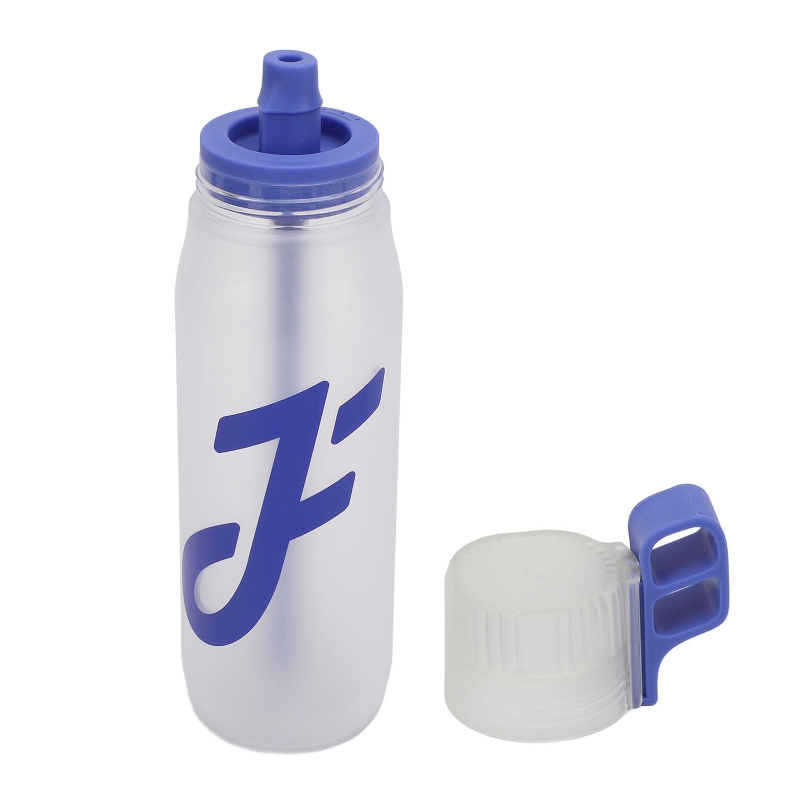 Scented Water Starter Set Air Drinking Bottle with Straw 1 Milk Tea Flavour Pod 0 Sugar Scent Cup L blue