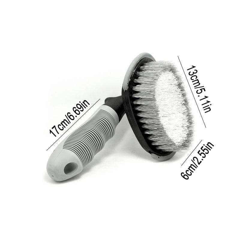 Car Tire Brush Hub Brush Car Wash Tool Cleaning Artifact Dedicated Strong Decontamination Brush grey