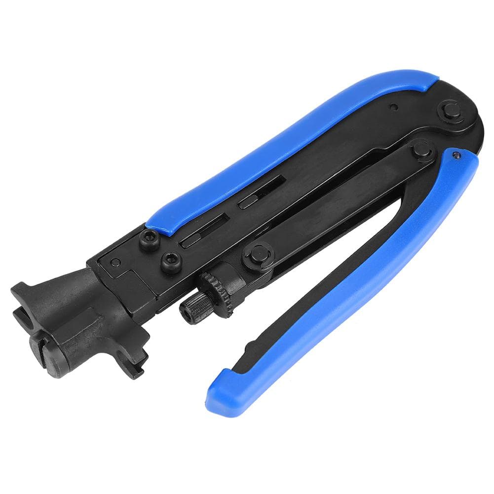 RG59RG6 Coaxial Crimper Pliers Network Wire Cable Coax Compression Crimping Tool