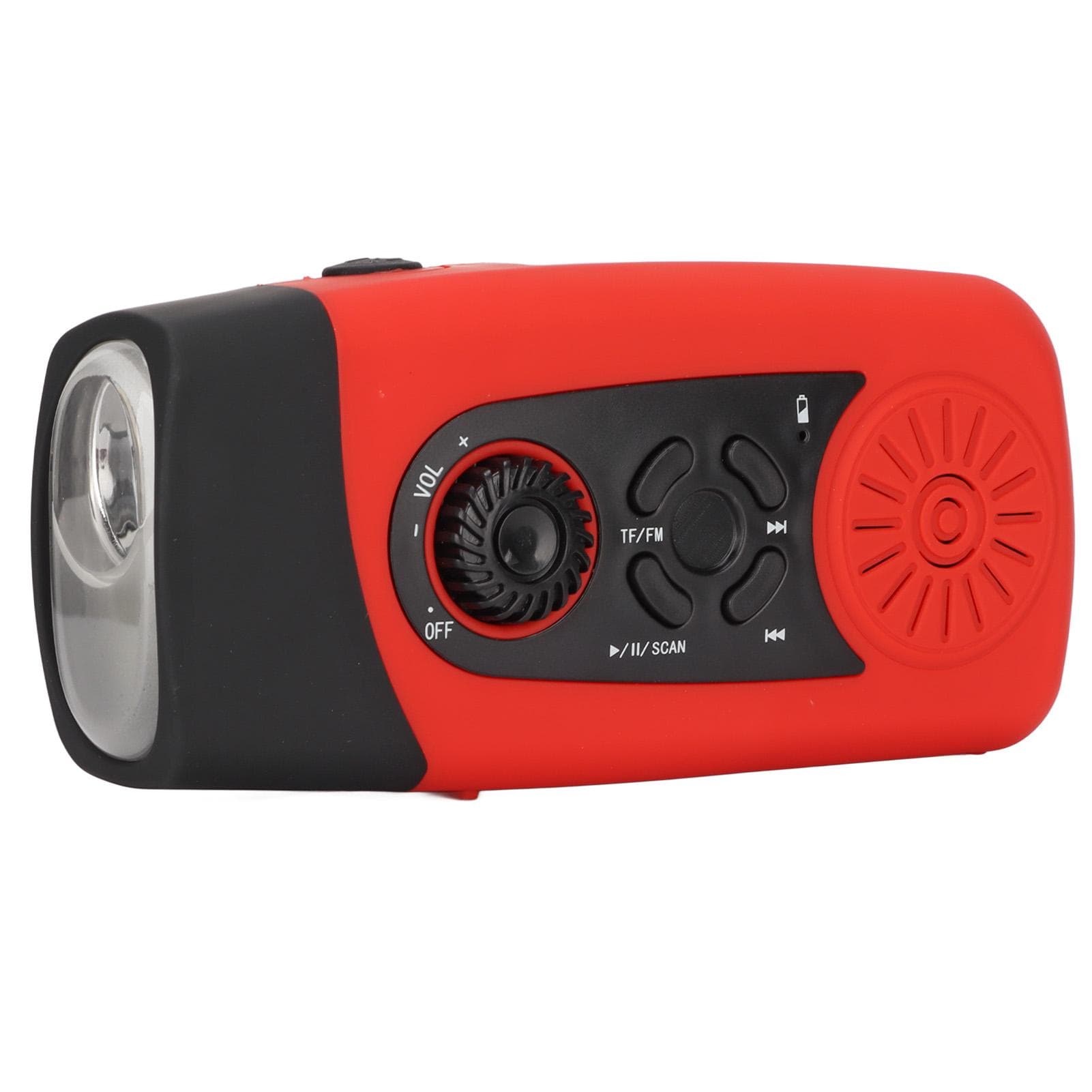 Emergency Hand Crank Radio Portable Solar Powered Radio with Flashlight for Outdoor Camping