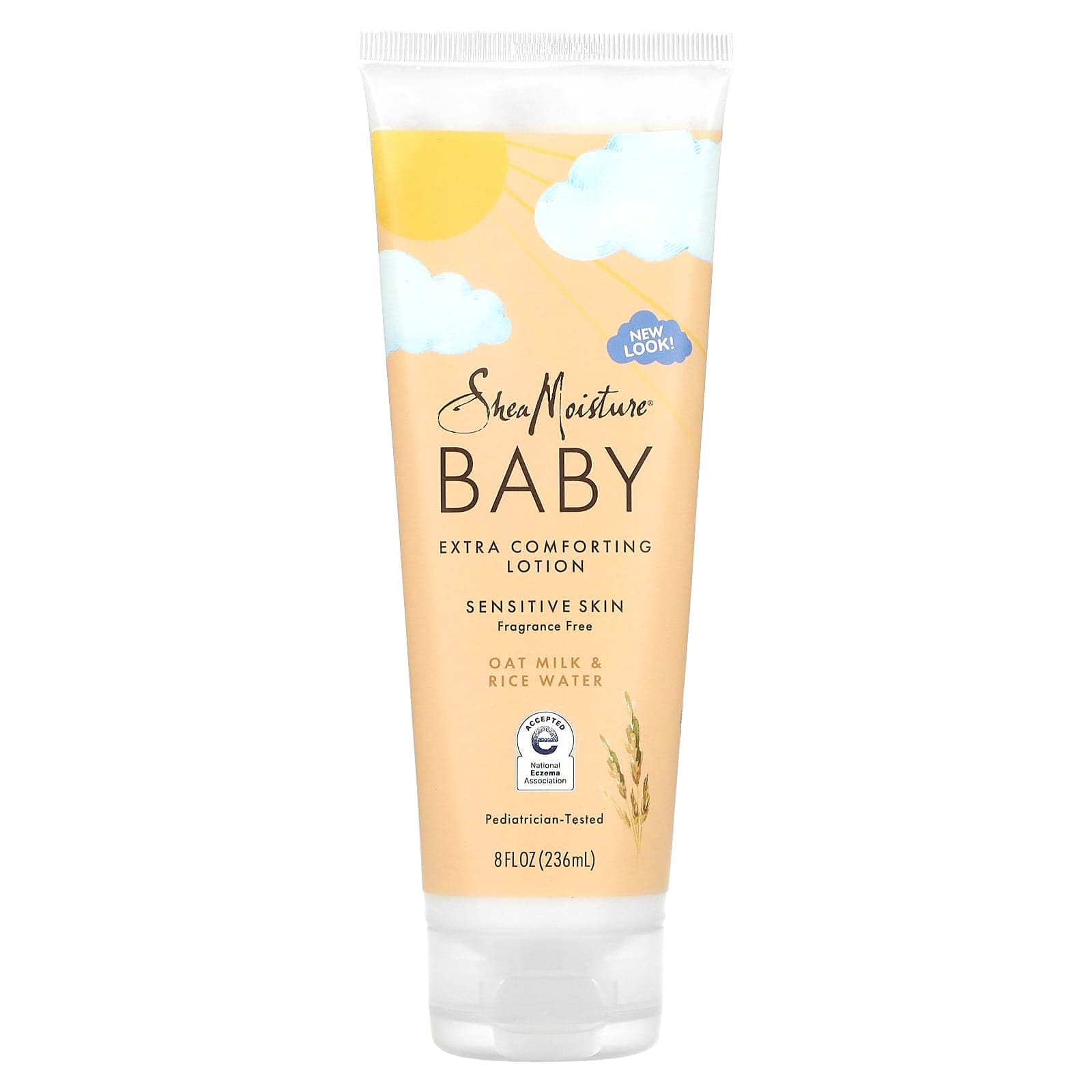 SheaMoisture, Baby, Extra Comforting Lotion, Oat Milk & Rice Water, Unscented, 8 fl oz (236 ml)