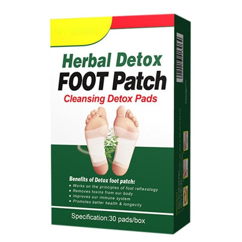 30pcs/bag Herbal Wormwood Foot Patch Expel Cold Keep Warm Help Sleep Foot Relieving Pain Foot Pads Massager