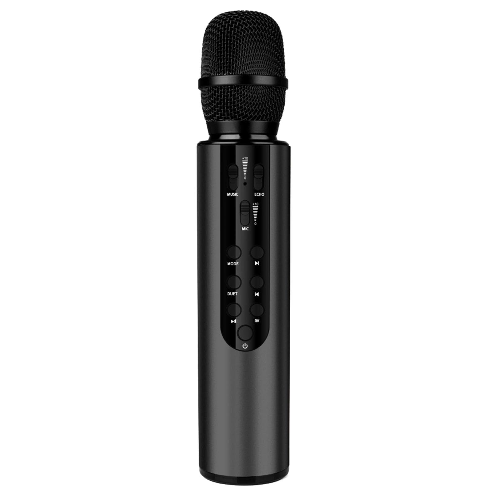 Handheld BT Microphones Kids Karaoke Microphone Home KTV Player for Home Party black
