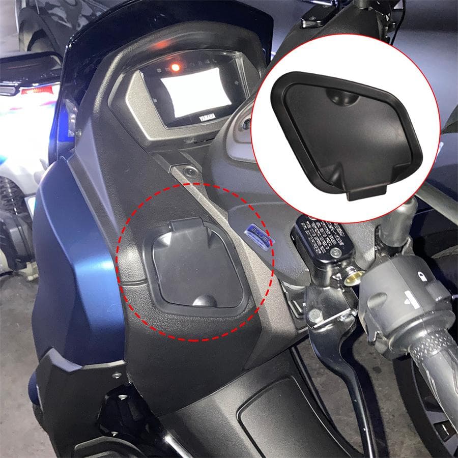 Upgrade Side Pocket Cover Charger Waterproof Cap For Yamaha Nmax v2 2020-2021