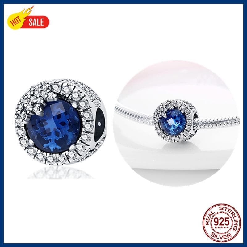100% S925 Sterling Silver Firefly Charms Evil Eye Hot Air Balloon Blue Charms Fit Original Bracelet DIY Jewelry Making