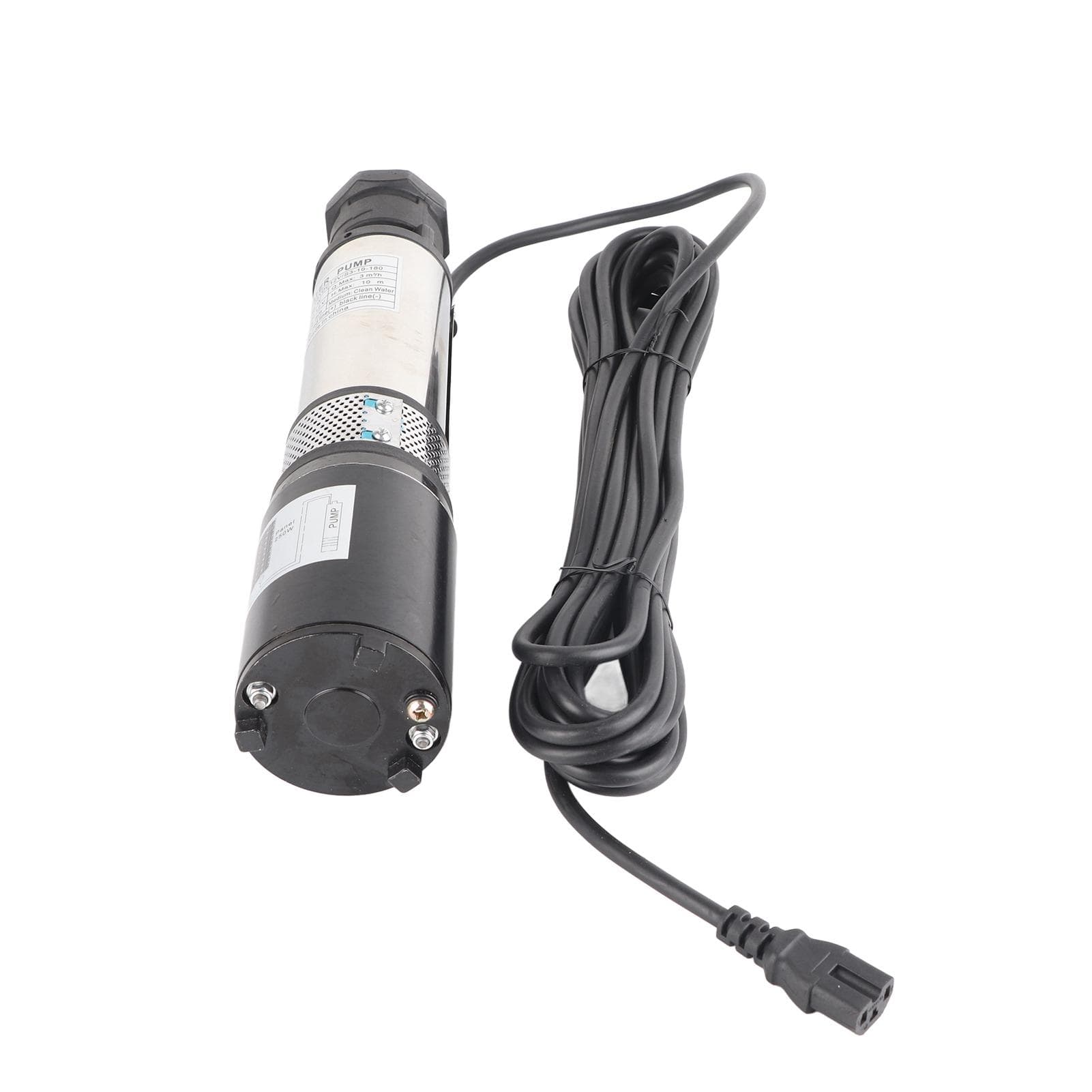 DC 12V Solar Water Pump Copper Wire Motor High Lift Stainless Steel Submersible Well Pump 180W