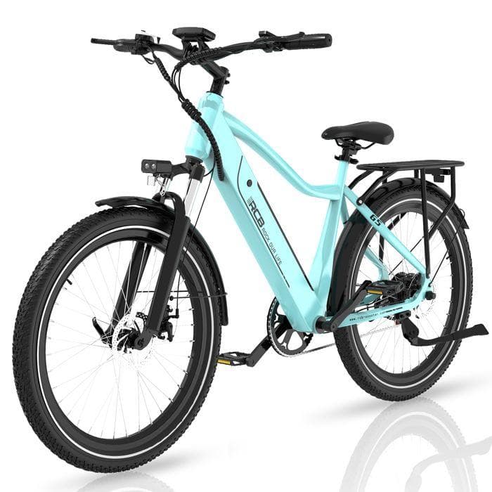 27.5 RCB G5 Electric Bike – E-Bike With NFC &; APP, 7 Speeds, Removable Battery 36V 13Ah - Blue blue
