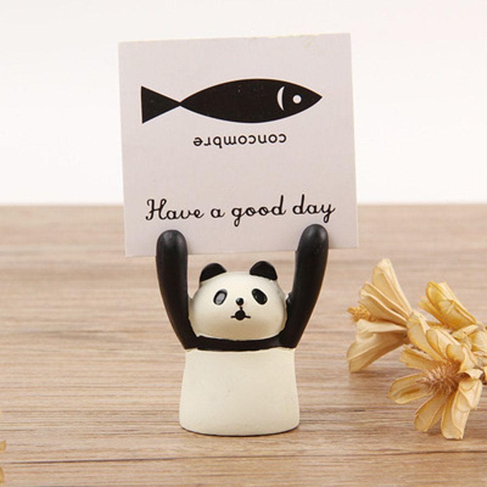 Office Supplies Cute Pig Panda Frog Picture Clip Card Holder Memo Holder Photo Clip Memo Clip Panda