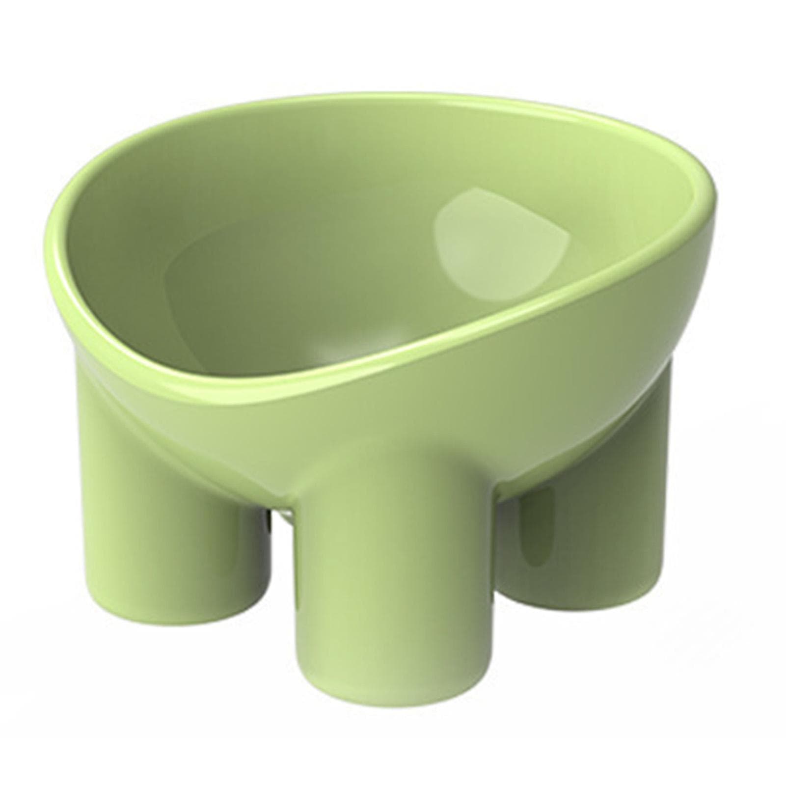 Elevated Cat Bowl Raised Dog Bowl Spill Resistant Plastic Pet Bowl Protecting Pet Spine Food Bowl