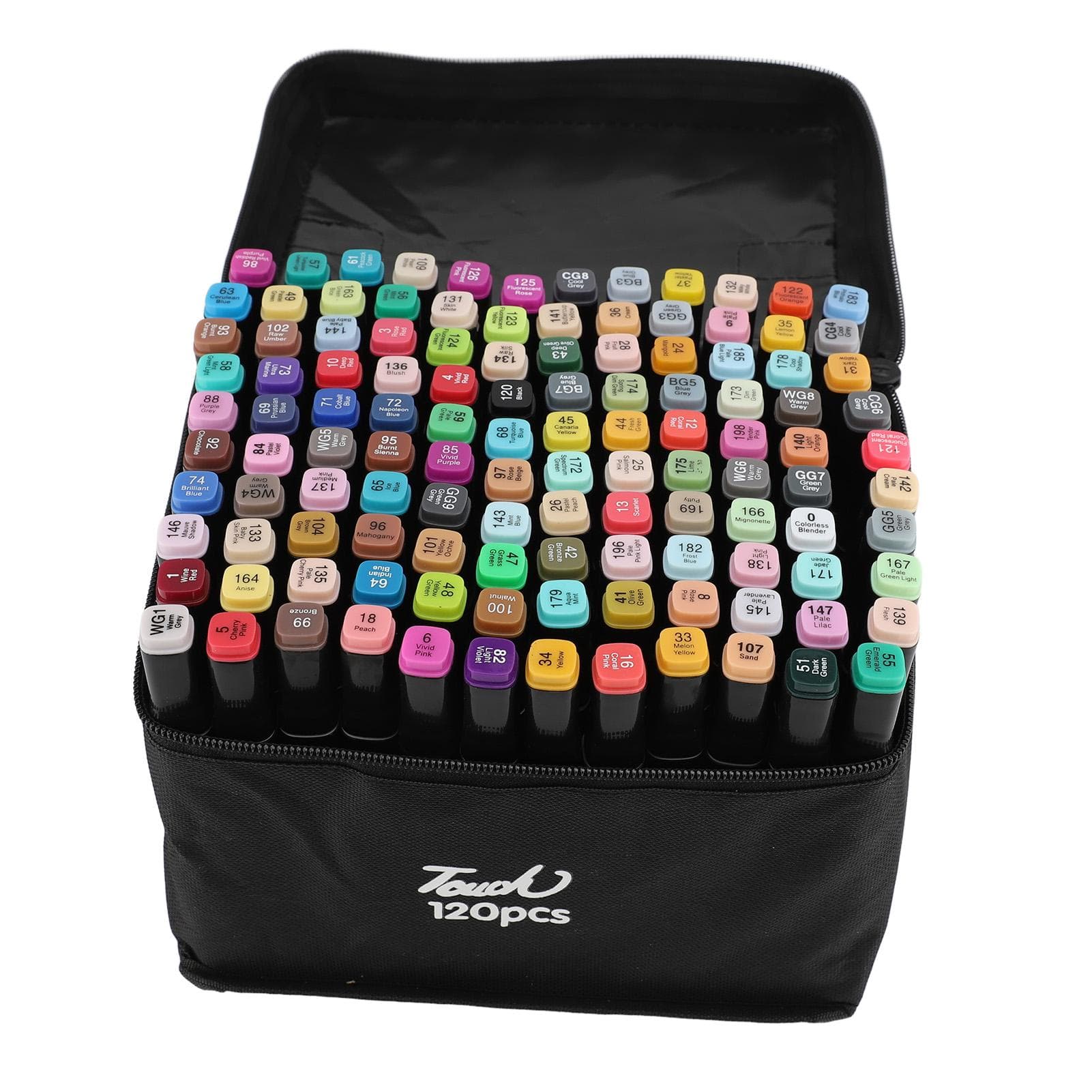 Alcohol Markers Double Tipped Art Marker Set for Kids Artist Adults Coloring Illustrations 120