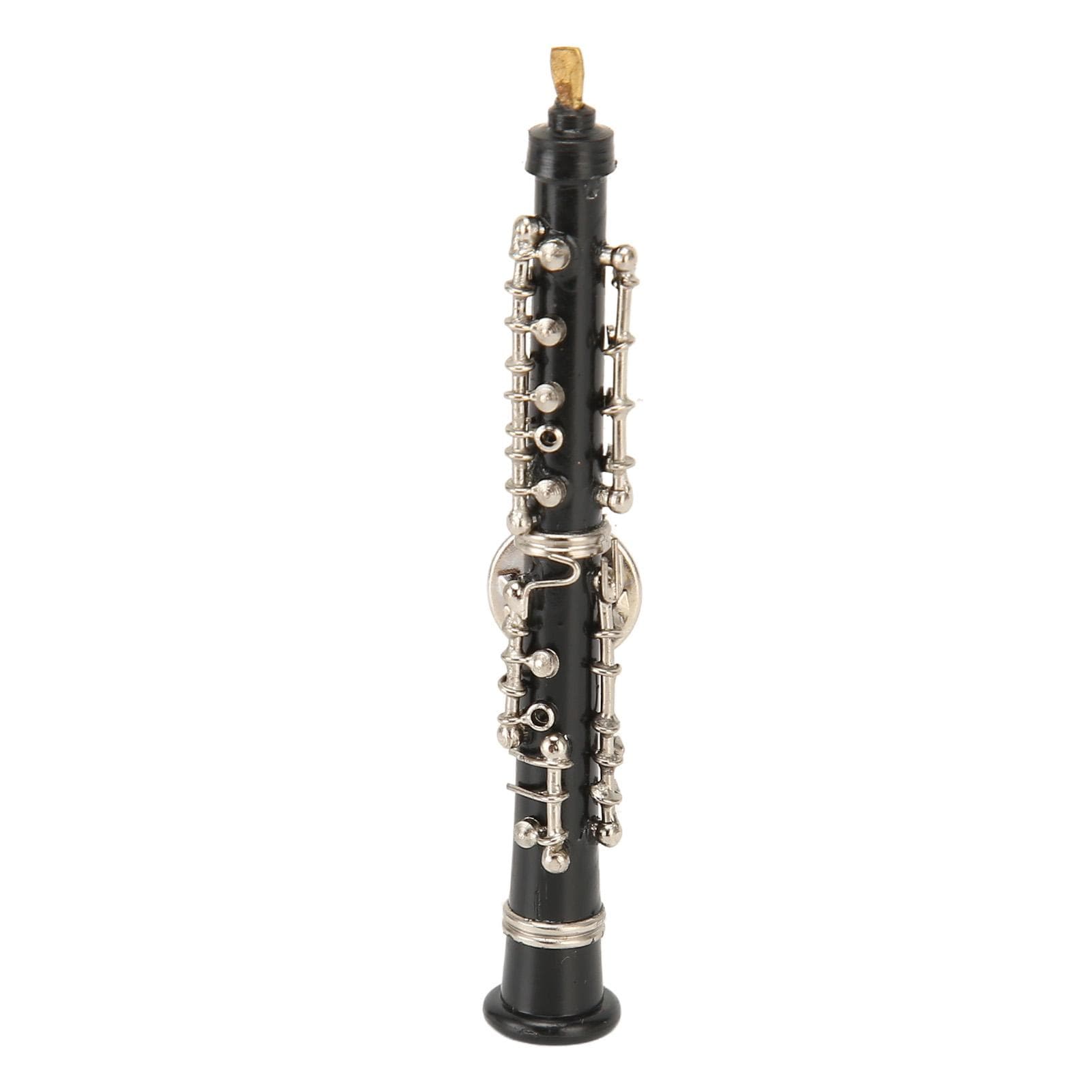 Miniature Oboe Brooch for Music Lover Exquisite Rust Protection Miniature Oboe Model Musical Brooch