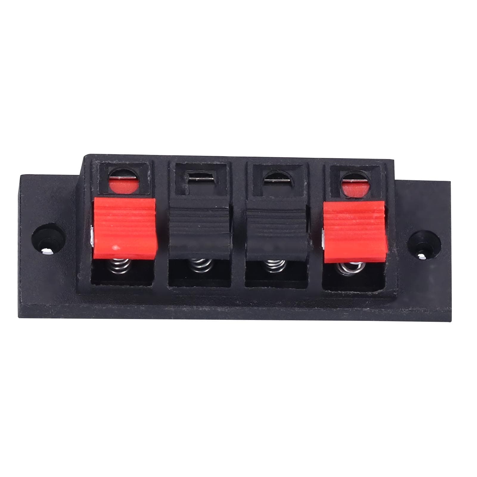 10Pcs Speaker Terminal 4 Way Block Quick Connect Loudspeaker Solder Audio Test Clamp 0?250V