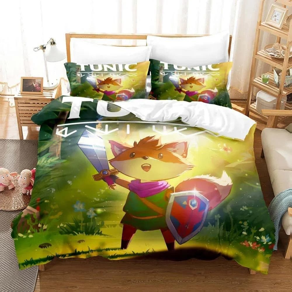 New 3D Printed Tunic Game Bedding Set Single Twin Full Queen King Size Bed Set Adult Kid Bedroom Duvet cover Sets Home Textiles 70x133cm 2pcs