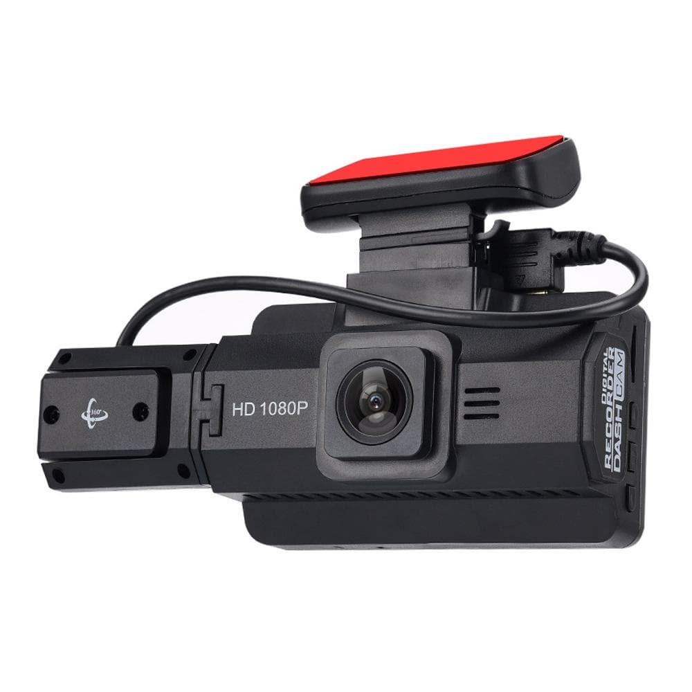 Multi-language Dual Lens Car Video Recorder Auto Dash Cam Car Camera Recorder Night Viewing Loop car front lens and in-car lens