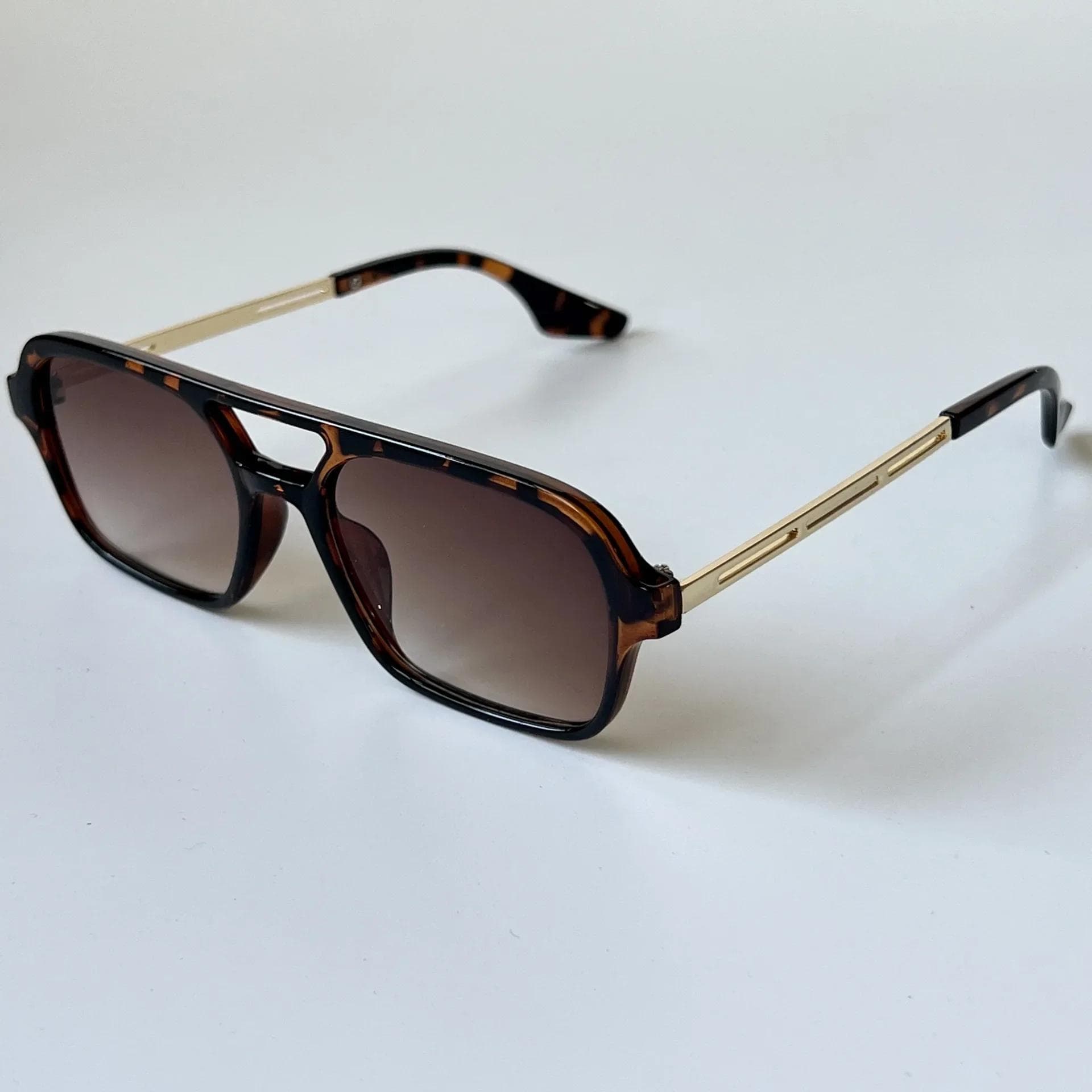 Retro Square Sunglasses UV400 Protection New Trend Korean Style Travel Outdoor Pilot Box Designer Sun Glasses