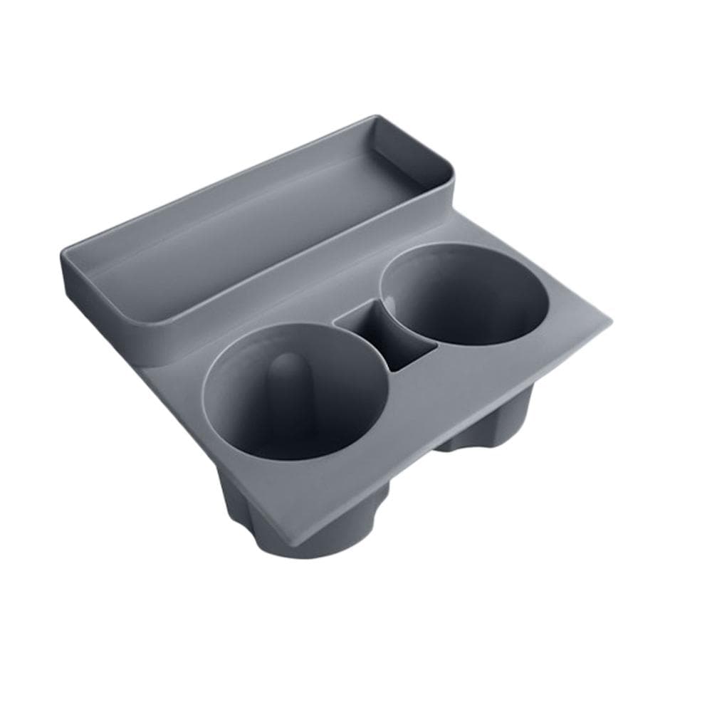 Cup Holder Insert Replacement for Tesla Model 3Y, Silicone Car Cup Holder Replacement Accessories grey