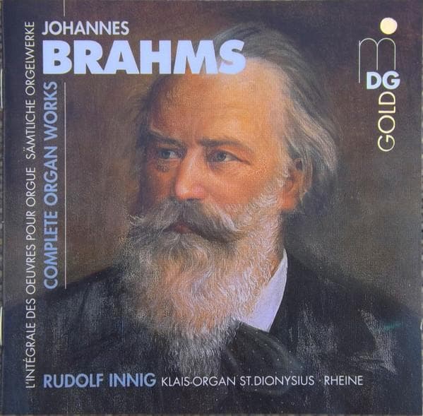 CD BRAHMS; INNING - Complete Organ Works MDG31701372 Musikproduktion Germany Classical Used