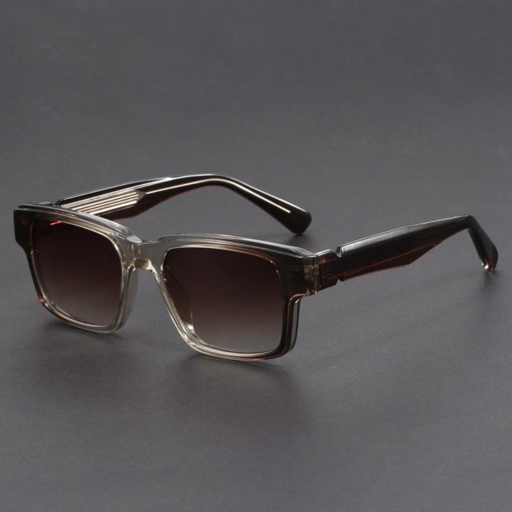 Fashion Square Acetate Sunglasses Original Quality Brand Eyewear for Men Women Outdoor Driving Glasses