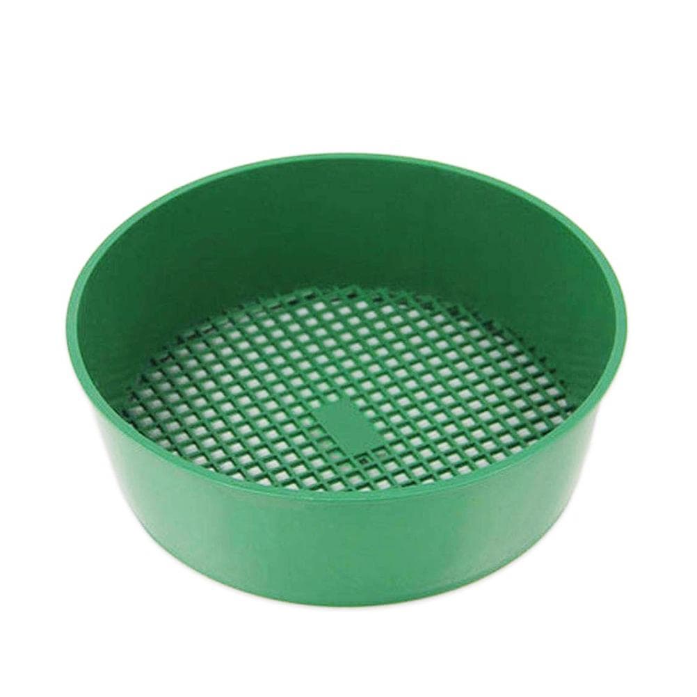 Garden Soil Sieve Handheld Soil Stone Mesh Plastic Garden Sieve Gardening Tool