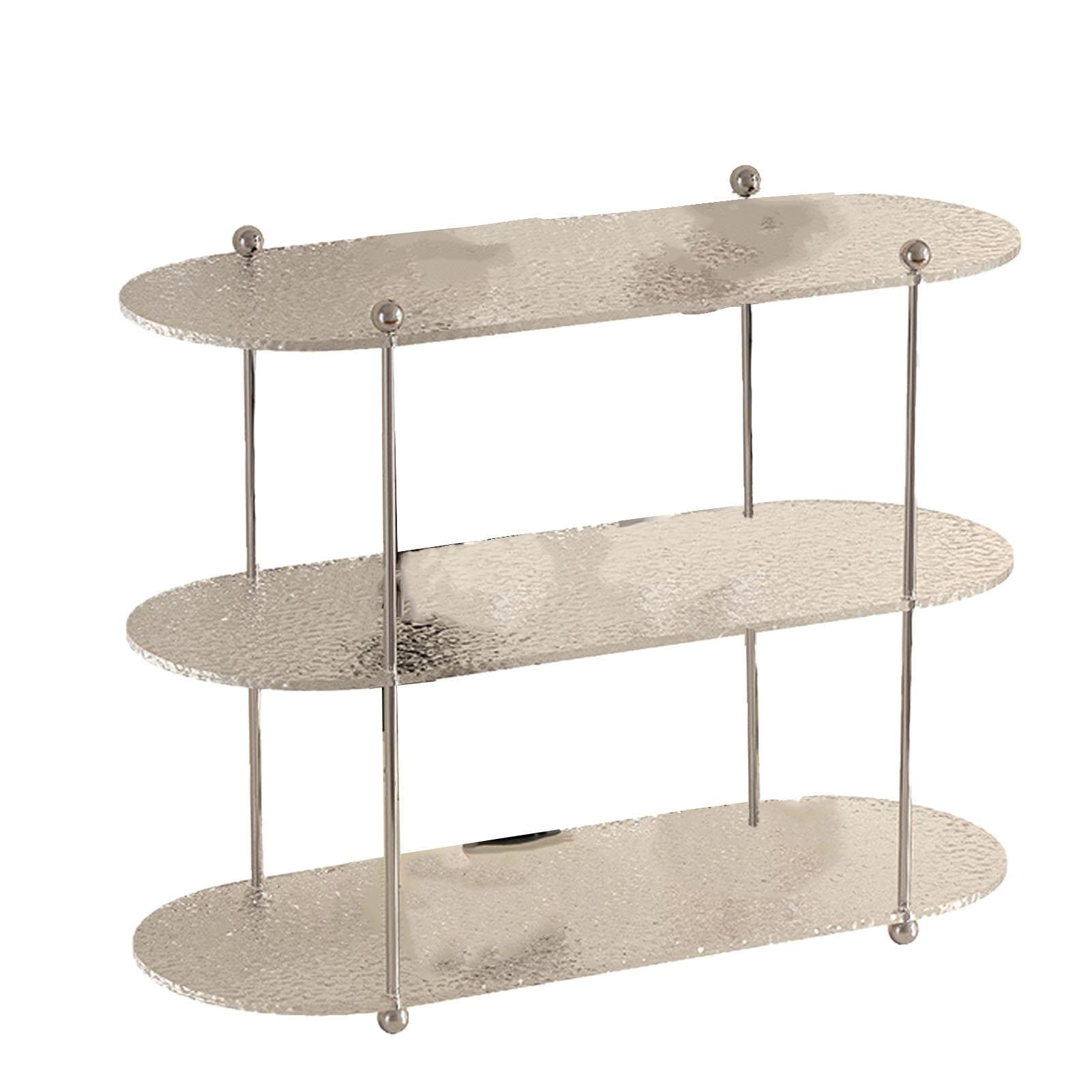 Desktop Clear Shelf Acrylic Multi Layer Modern Simple Transparent Rack for Living Rooms Offices