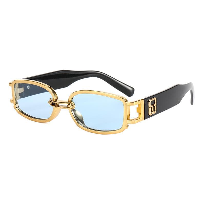 New Fashion Vintage Sunglasses Women Men Designer Retro Rectangle Sun Glasses Colorful Square Eyewear Unisex MULTI