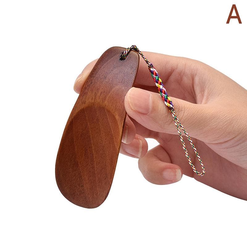 1pc Mini Bionic Wood Shoehorn Wooden Shoe Horn Portable Craft Long Handle Shoe Lifter Shoes Accessories
