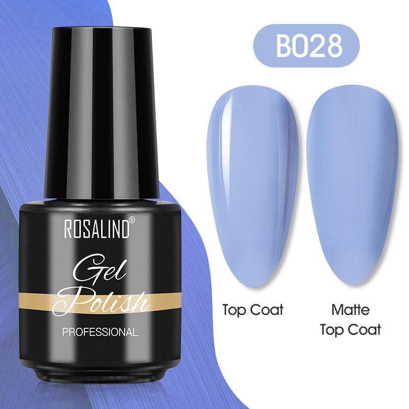 ROSALIND Gel Nail Polish Semi Permanent Winter Color Series Glitter Gel UV Led Lamp Polish Extension For Nails Manicure Set