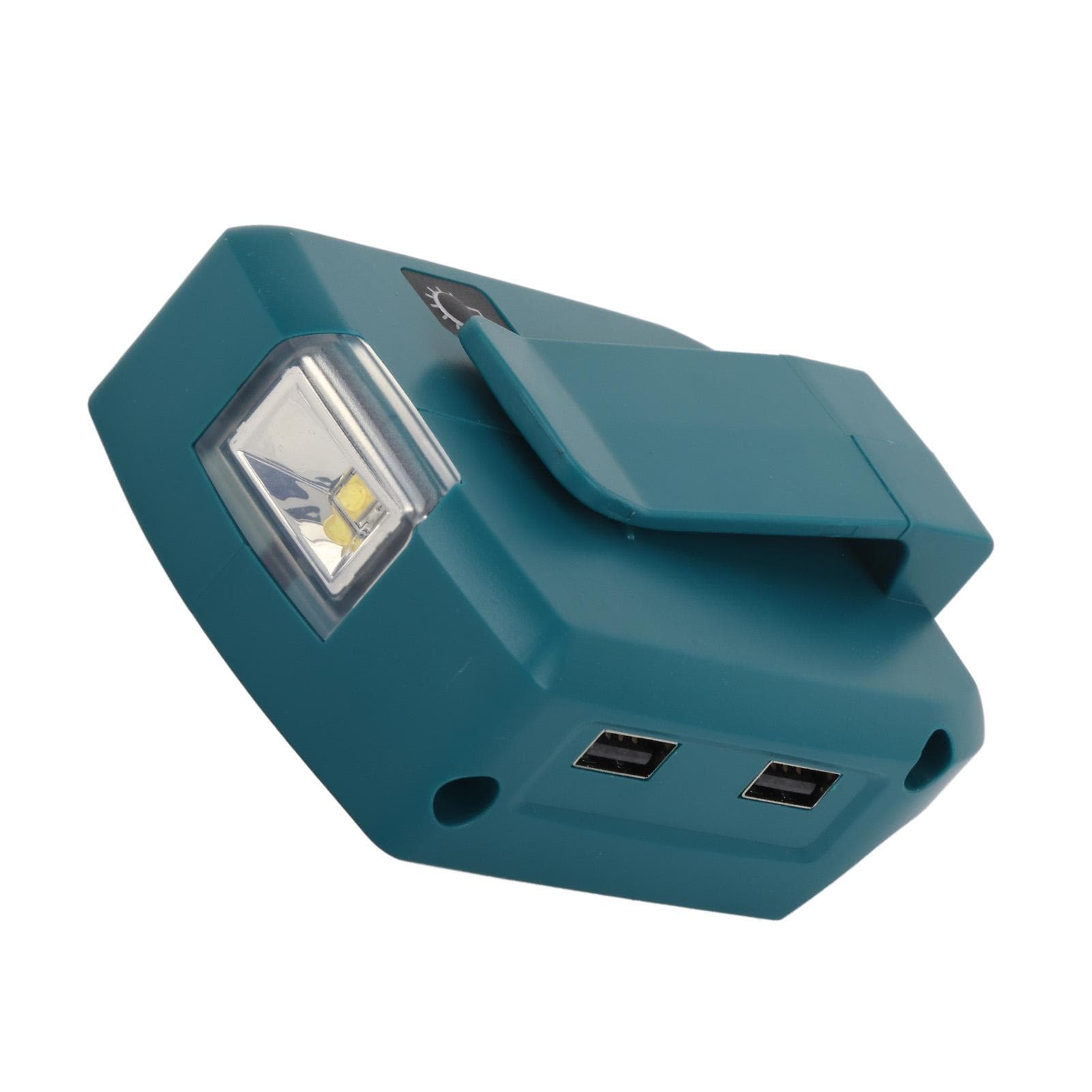 Dual USB LED Light Adapter Lithium Battery Power Source Charger Converter 14.4?20V Input