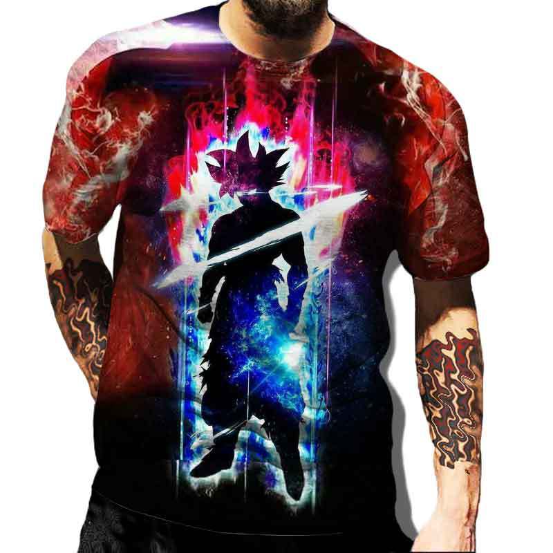 Anime Vegeta Tshirt Dragon- Balls T Shirts Men's T-Shirt Classic Man Clothes Harajuku Graphic Printed Clothing Summer Tops Tees XL
