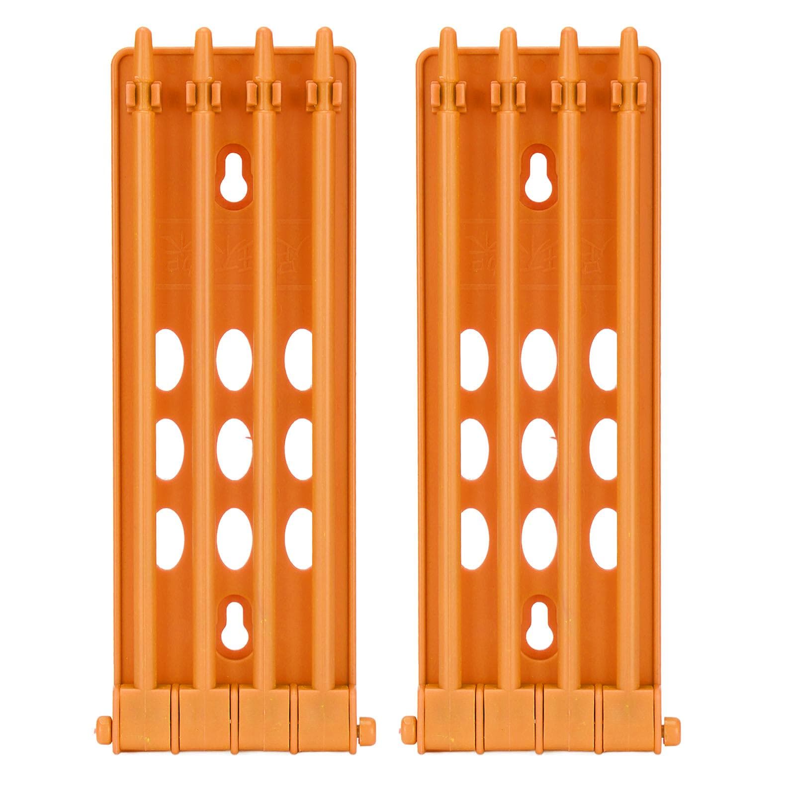 2pcs Pigeons Foot Ring Holder Plastic Pigeons Bands Rack Frame for Parrots Chicken Duck Eagle Foot yellow
