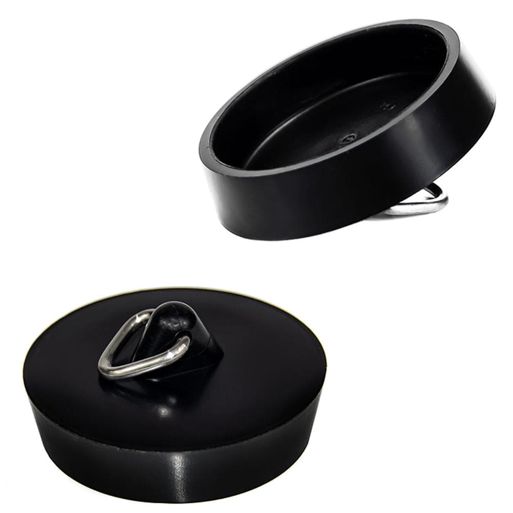 Rubber Drain Stopper 45.6mm Diameter Sink Plug Replacement For Bathtub Kitchen Sink Bathroom Laundry Sinks Replacement Accessory black