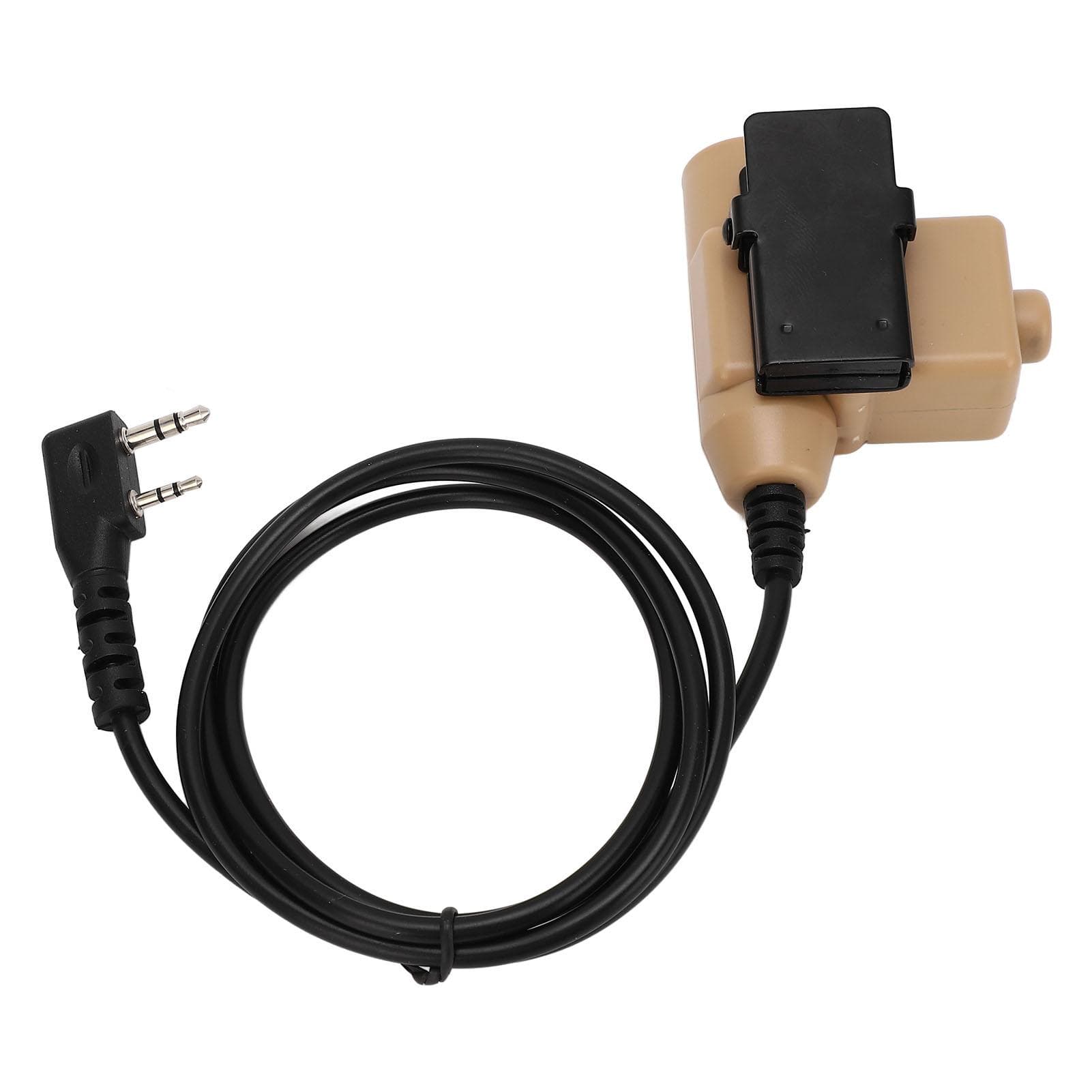 for U94 PTT Two Way Audio Cable Adapter Compact Portable Replacement for Baofeng UV 82 UV5R UV5RE