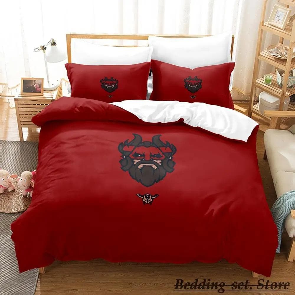 Game Dota 2 Bedding Set Single Twin Full Queen King Size Bed Set Adult Kid Bedroom Duvetcover Sets Anime parure de lit Bed AU King 240x210cm