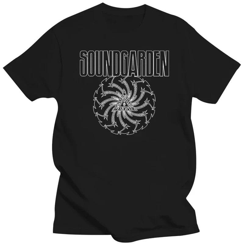 Soundgarden 'Black Blade Badmotorfinger' T shirt - NEW audioslave chris cornell Short Sleeve T Shirts 100% Cotton Casual S