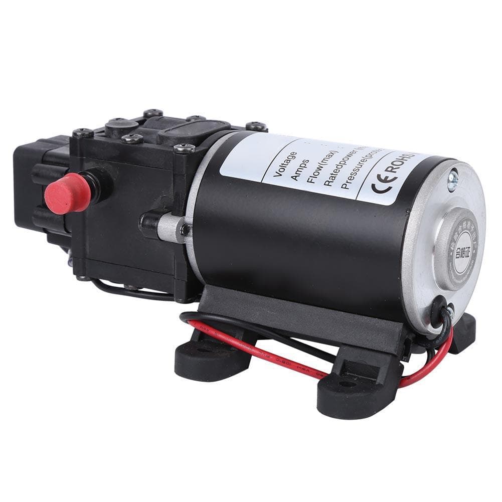 Intelligent Diaphragm Pump High Pressure DC12V 120W 7Lmin 10mm Right Water Outlet 12V Motor