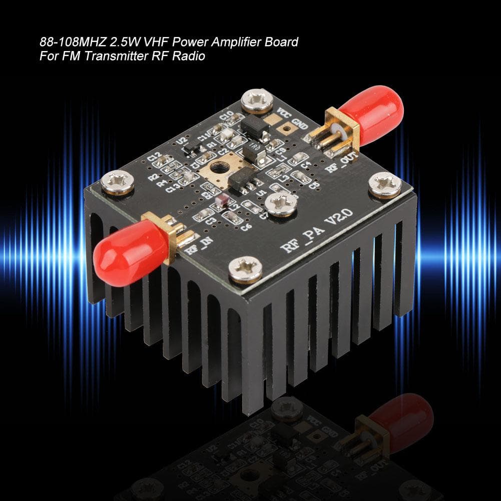 88108MHZ 2.5W VHF Power Amplifier Board For FM Transmitter RF Radio