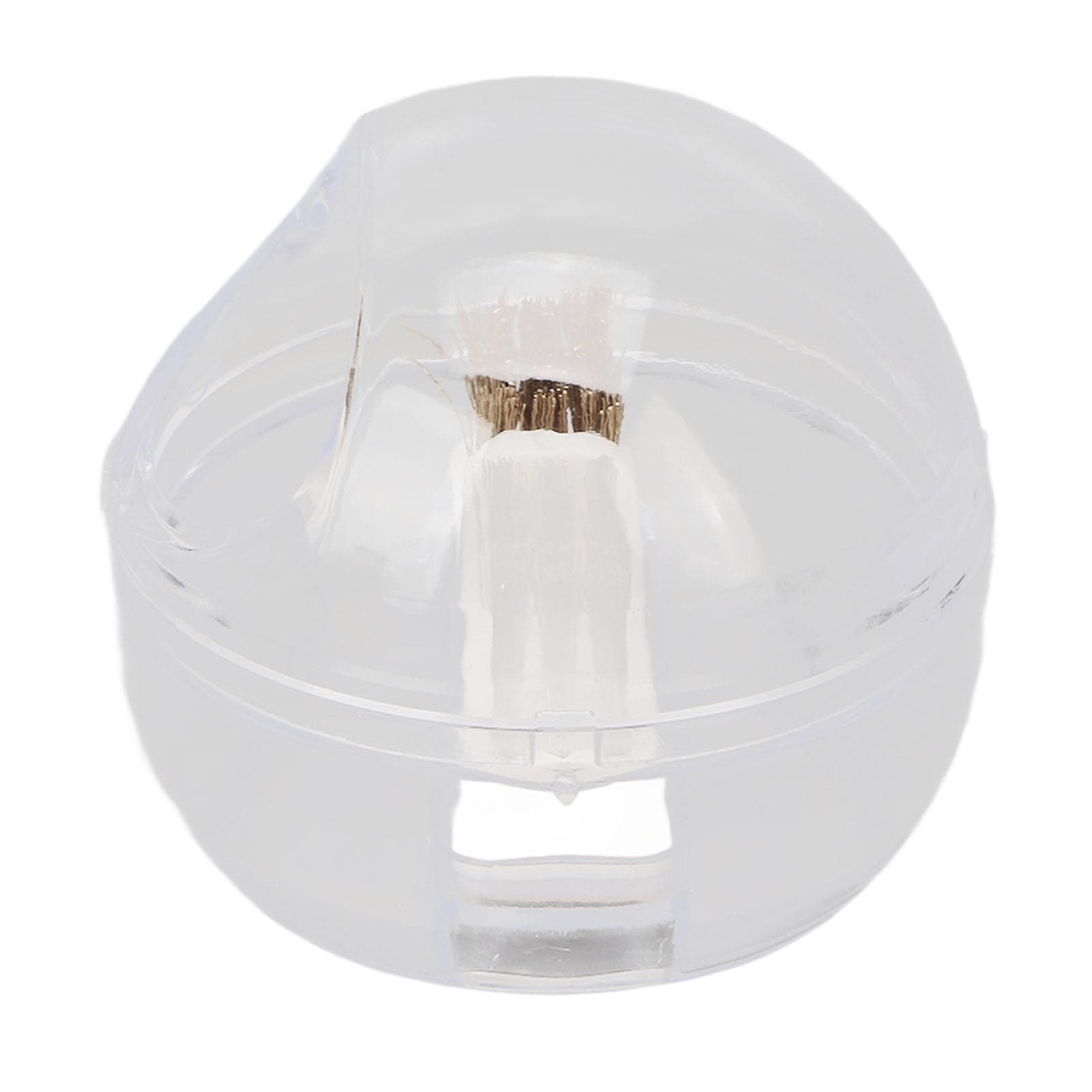 Nail Cleaning Brush Box Professional Portable Manicure Polishing Brush Box for Nail Art Beauty transparent