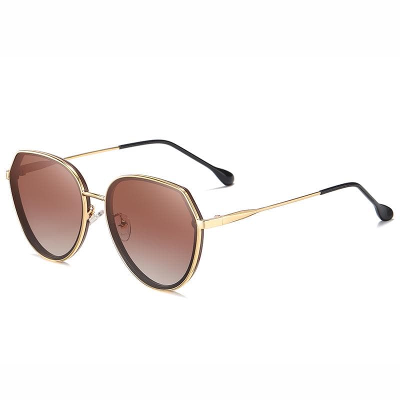 MAXJULI Round Sunglasses for Women Men Luxury Designer UV Protect Gradient Lens Sun Glasses Gafas de Sol 8073